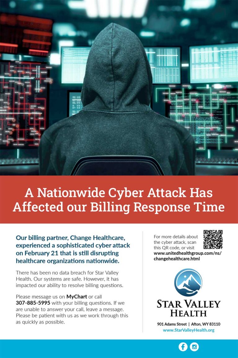 Fullpage ad for cyber attack